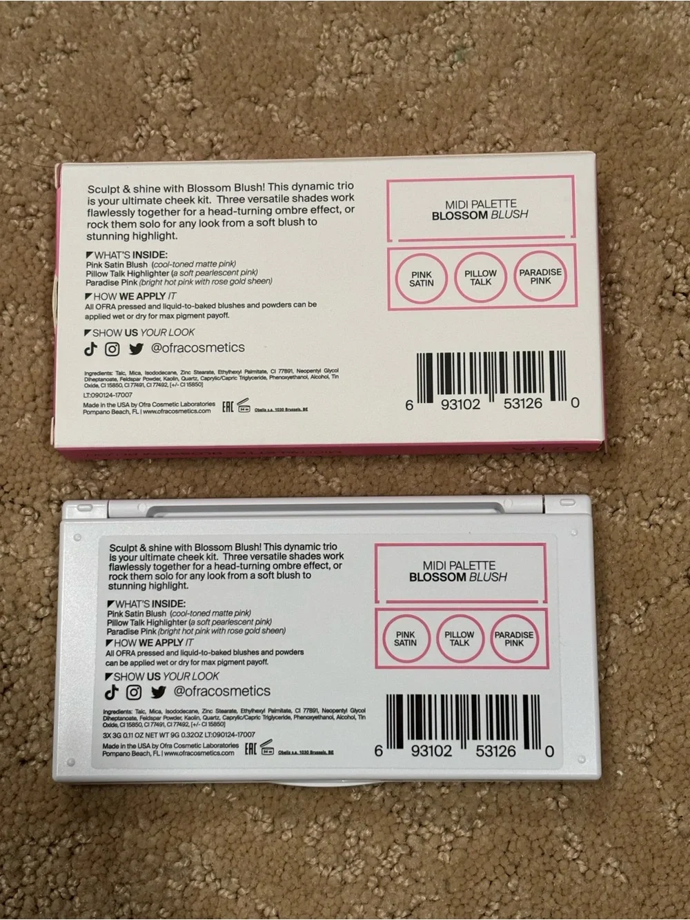 OFRA | MIDI Palette Blossom Blush Highlighter Palette